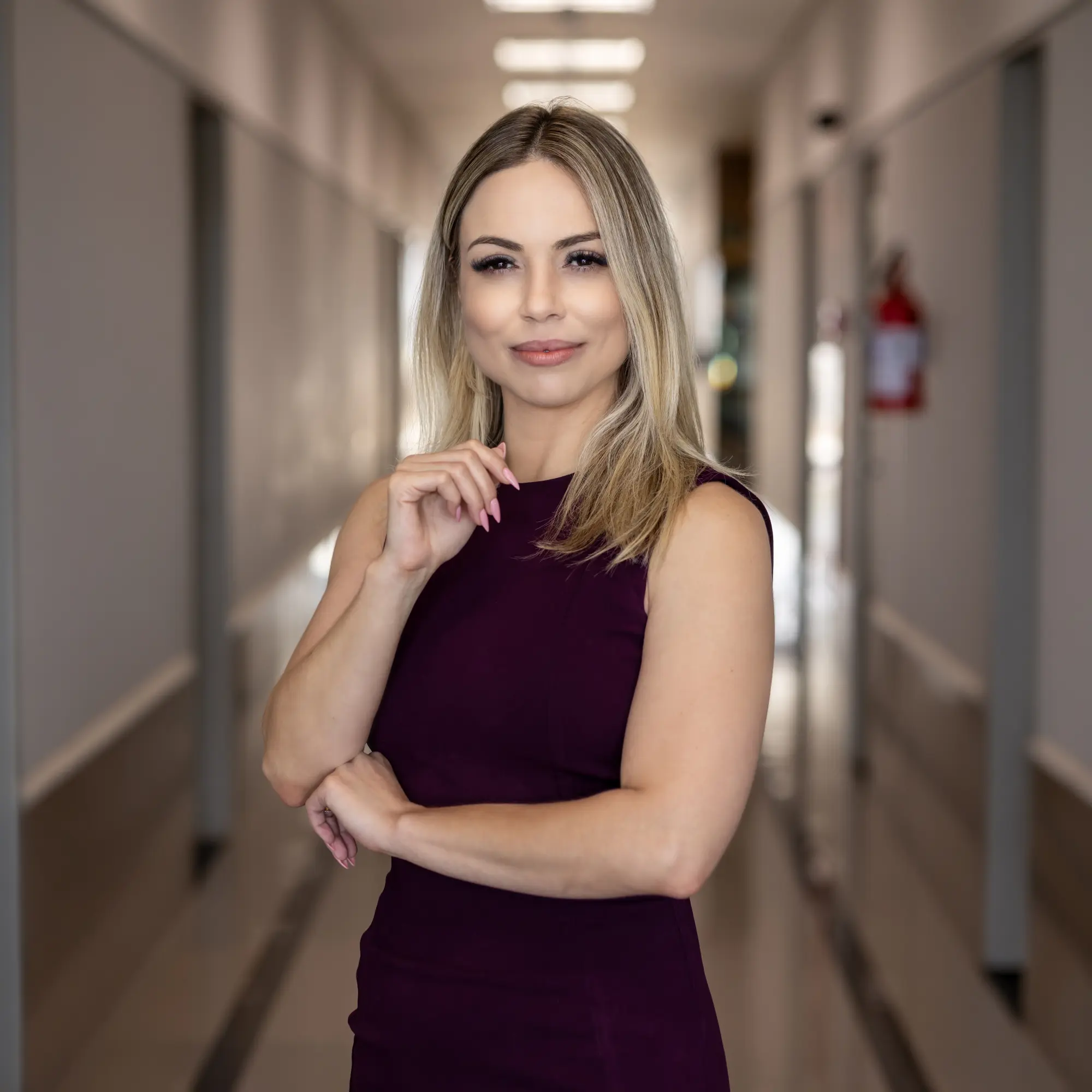 Retrato corporativo feminino