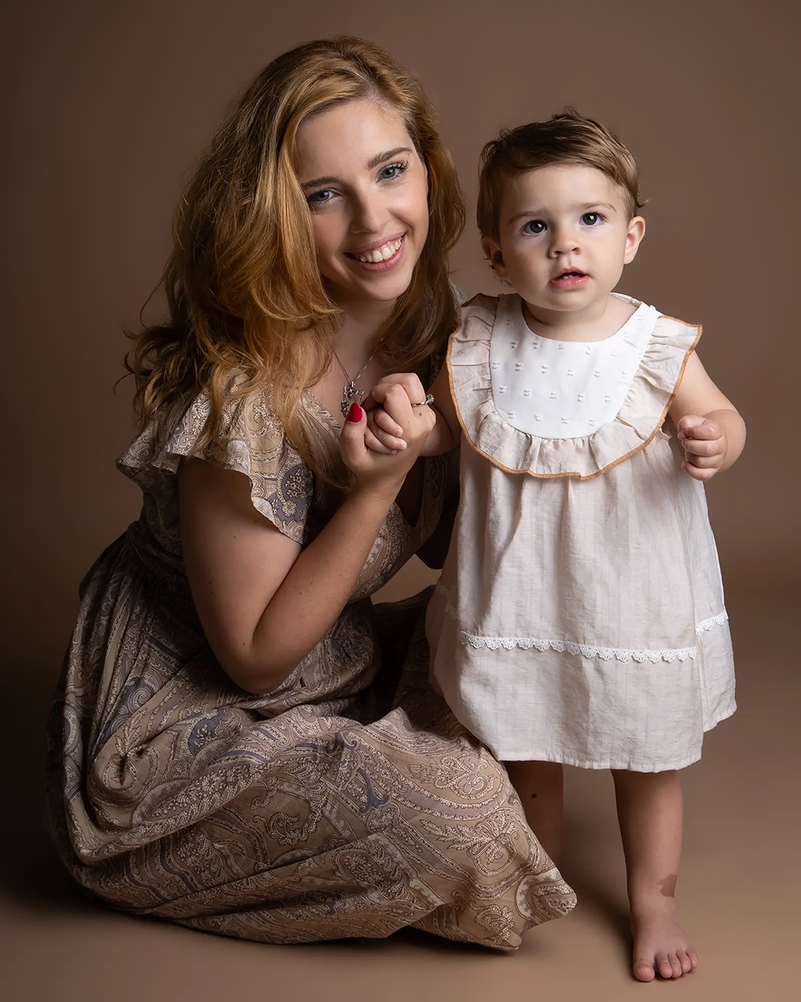 Fanny e Hugo — ensaio de família em estúdio