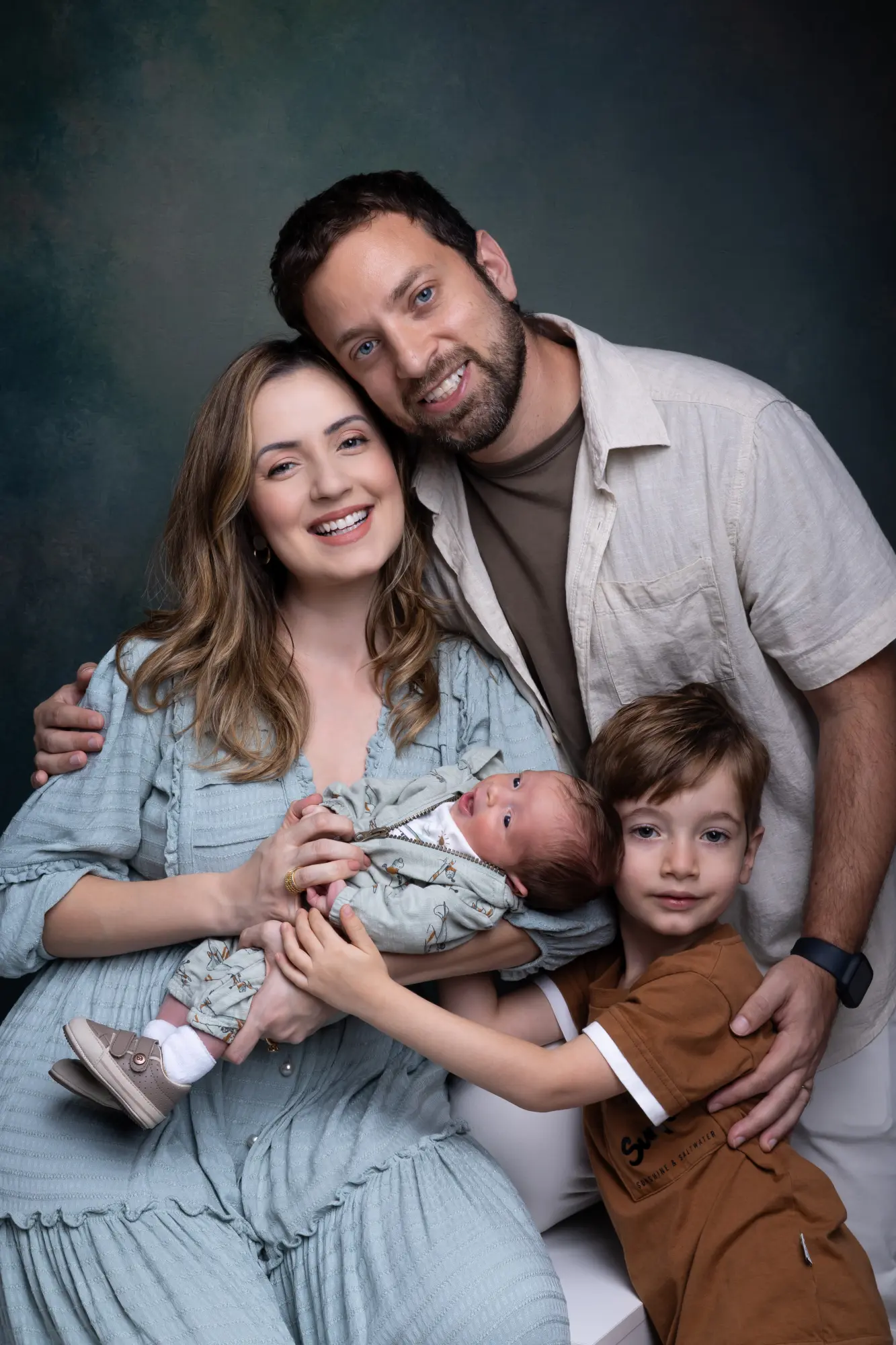 Lidia — ensaio de família em estúdio
