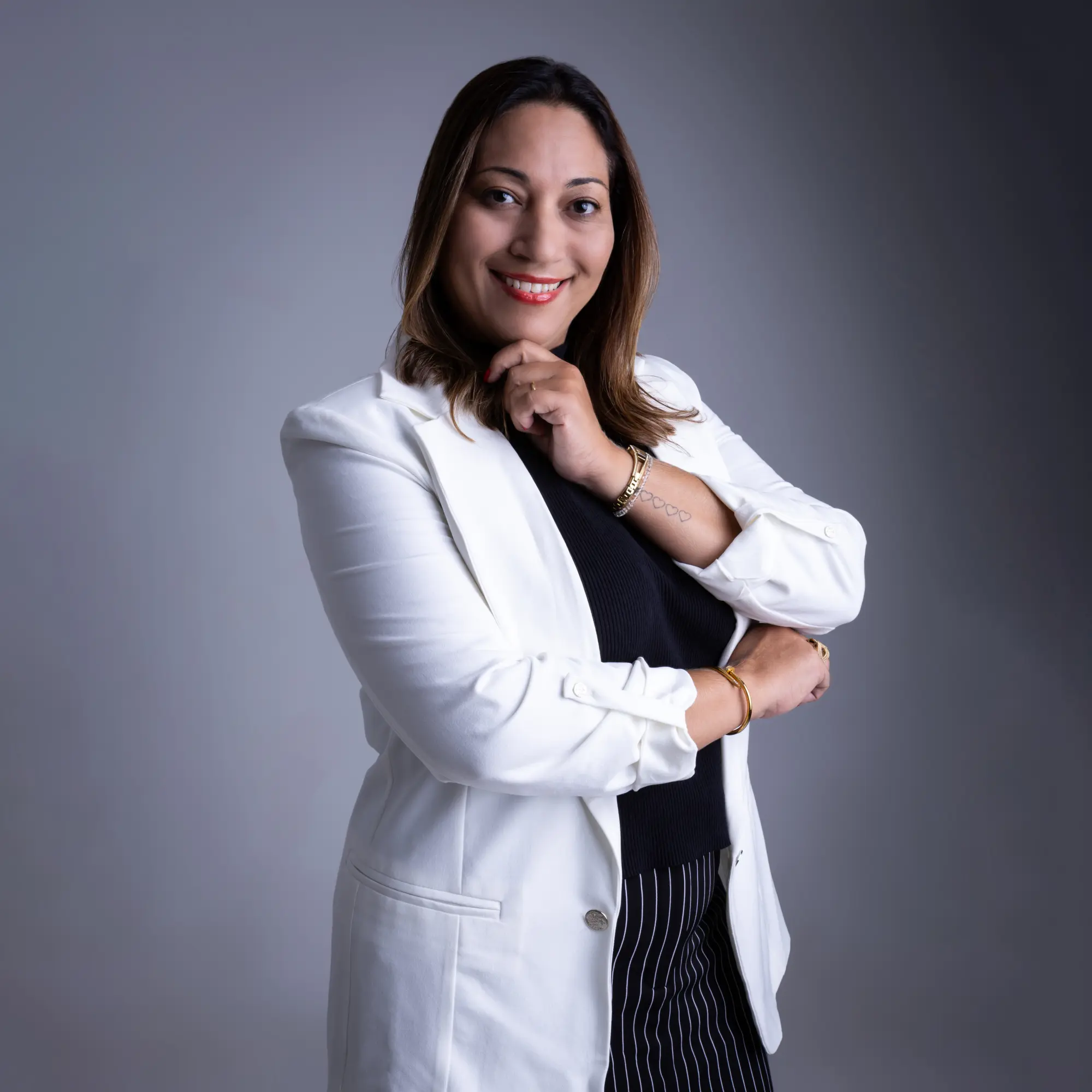 Regina e Andréia — retrato profissional em estúdio