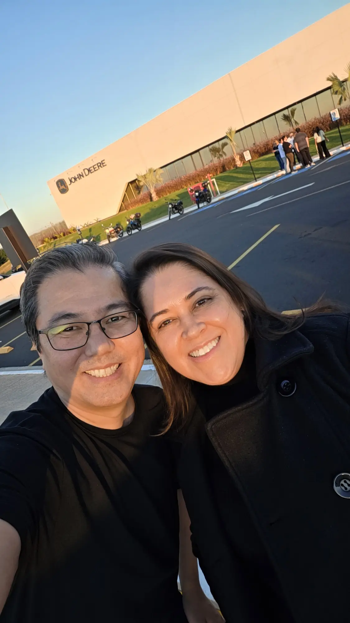 André e Elisangela em uma produção fotográfica corporativa